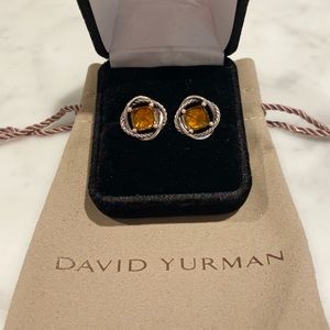 David Yurman Citrine Infinity Earrings